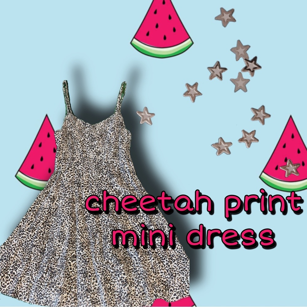 cheetah print summer dress